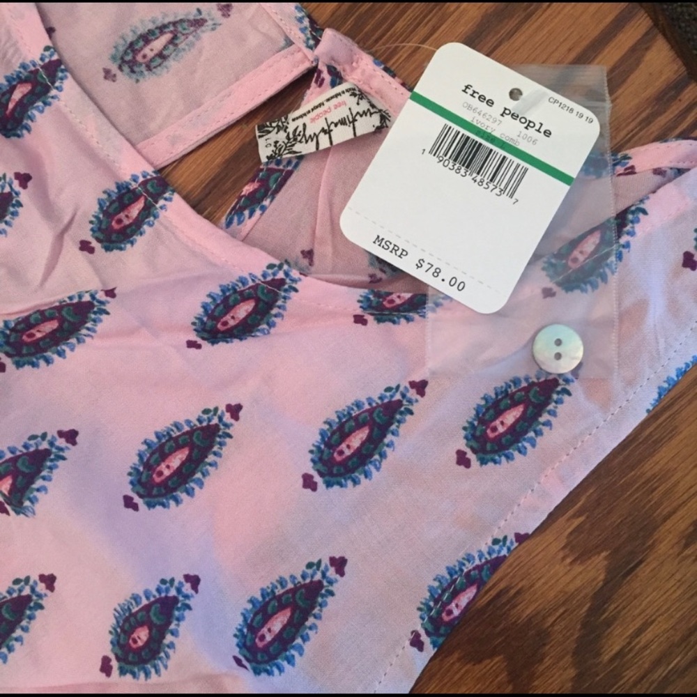 🆕 Free People Sleeveless Bohemian Slip Dress - Picture 5 of 5